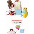 Rainbow e Glitter Transparent Colored PVC Children Backpack