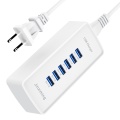 Ladegerät 6-Port USB 30W 5V2,4A Ladegerät Adapter