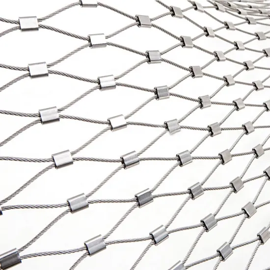 316 Stainless Steel Rope Mesh/Wire Rope Mesh Net