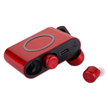 portable Bluetooth earphone case with wireless charging