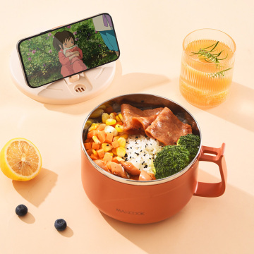 Maxcook Korean Style 1200ml Thermal Stainless Steel Lunch Box with Handle