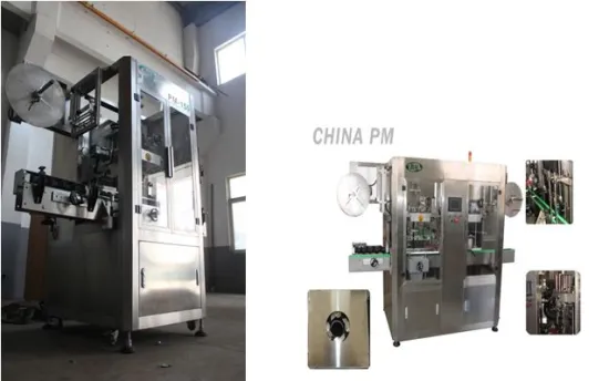 Automatic bottle labeling machine