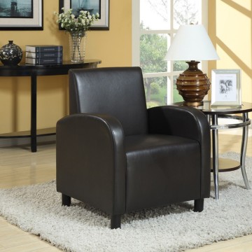 Black Synthetic Leather Single Sofa And Chair For home,relaxing chair ZOY-95210