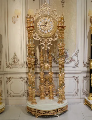 Luxury Crystal Royal Standing Antique Grandfather Clock