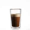 Tazze da caffè in vetro a doppia parete con isolamento in borosilicato ad alto contenuto di caffè per la casa di produzione
