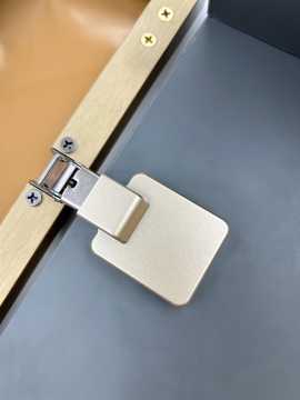 Soft-Close Hinge for Slim Aluminum Frame Glass Doors