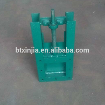 manual slide valve for cement plant