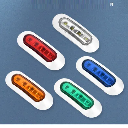 4LED Electroplated Side Truck Compartment Width Light