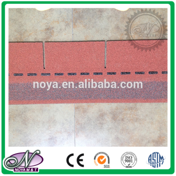 Fiberglass asphalt roofing Shingles coloured glaze china asphalt roofing shingles with high quality