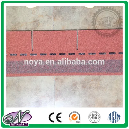 Fiberglass asphalt roofing Shingles coloured glaze china asphalt roofing shingles with high quality
