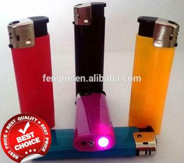 refillable cigarette electronic lighter with led FH-806DJ