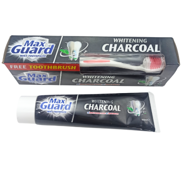 Oral care charcoal black toothpaste