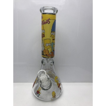 Cartoon Picture Popular Glass Bongs