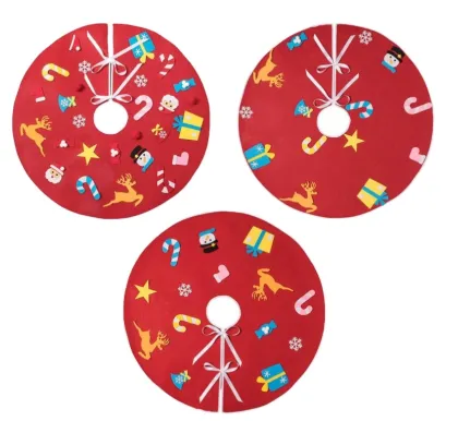 Christmas Tree Skirt Mat for Christmas Tree Decoration