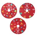 Felt Christmas Banner Christmas Tree Skirt Mat for Christmas Tree Decoration Manufactory