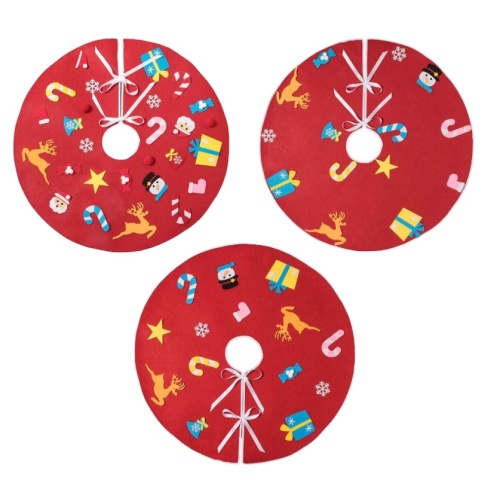 Christmas Tree Skirt Mat for Christmas Tree Decoration