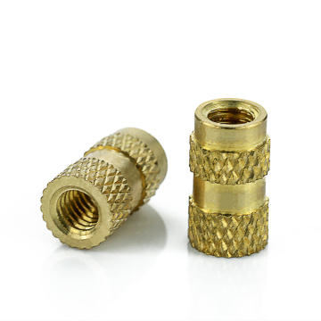 Brass knurled insert nut M4 thread insert nut