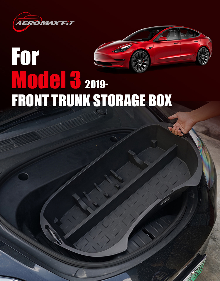 1_01Tesla Model3 front trunk storage box