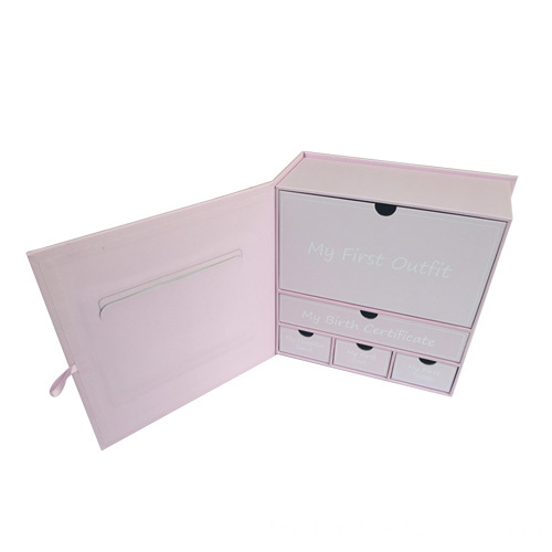 Pink Design Baby Treasure Cardboard Box