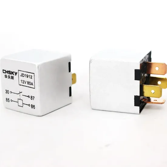 CHSKY Waterproof Automobile Relay 12V 80A 4Pins Silver Aluminum Case Car Relay Normally Open CH-80124S