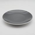 Элегантная керамическая посуда для кератории набор посуда набор двойной цветной глазурс