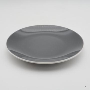 Elegant keramisch tafelwerk steengoed STONEWARE SET dubbele kleur glazuur steengoed diner set keramische borden sets