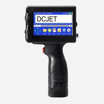 Portable Multi-Language Inkjet Printer for Bottles, Cloth, and Glasses