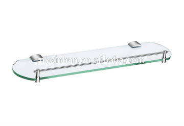 Australian standard contemporary stylish wall mounted glass shelf