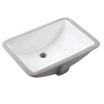 Ceramic Sanitary Ware Cupc Rectangle Under Counter Wash Basin Designs