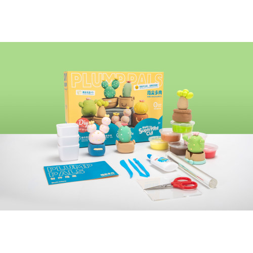 DIYウルトラライトクレイおもちゃの肉質色の泥