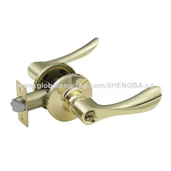 Tubular Lever Lock, Brass or Zinc Alloy Cylinder