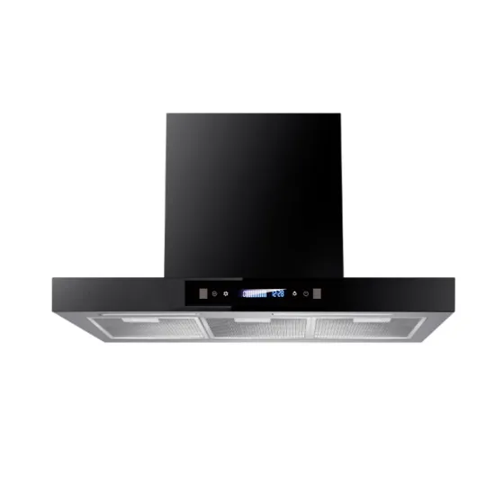 European Style Automatic Cleaning Large Suction Kitchen Cooker Hood