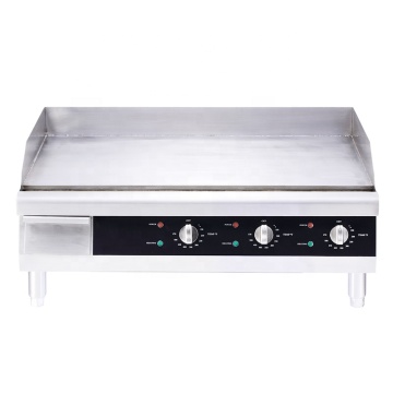 Professional Commercial Electric Griddle Grill: Stainless Steel Fast Food Restaurant Equipment