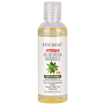 Wholesale 100% Natural Aloe Vera Body Oil for Moisturizing and Skin Brightening