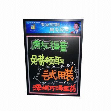 LED writing board for advertising, with billboards, and remote controller, pen, tripod, etc.