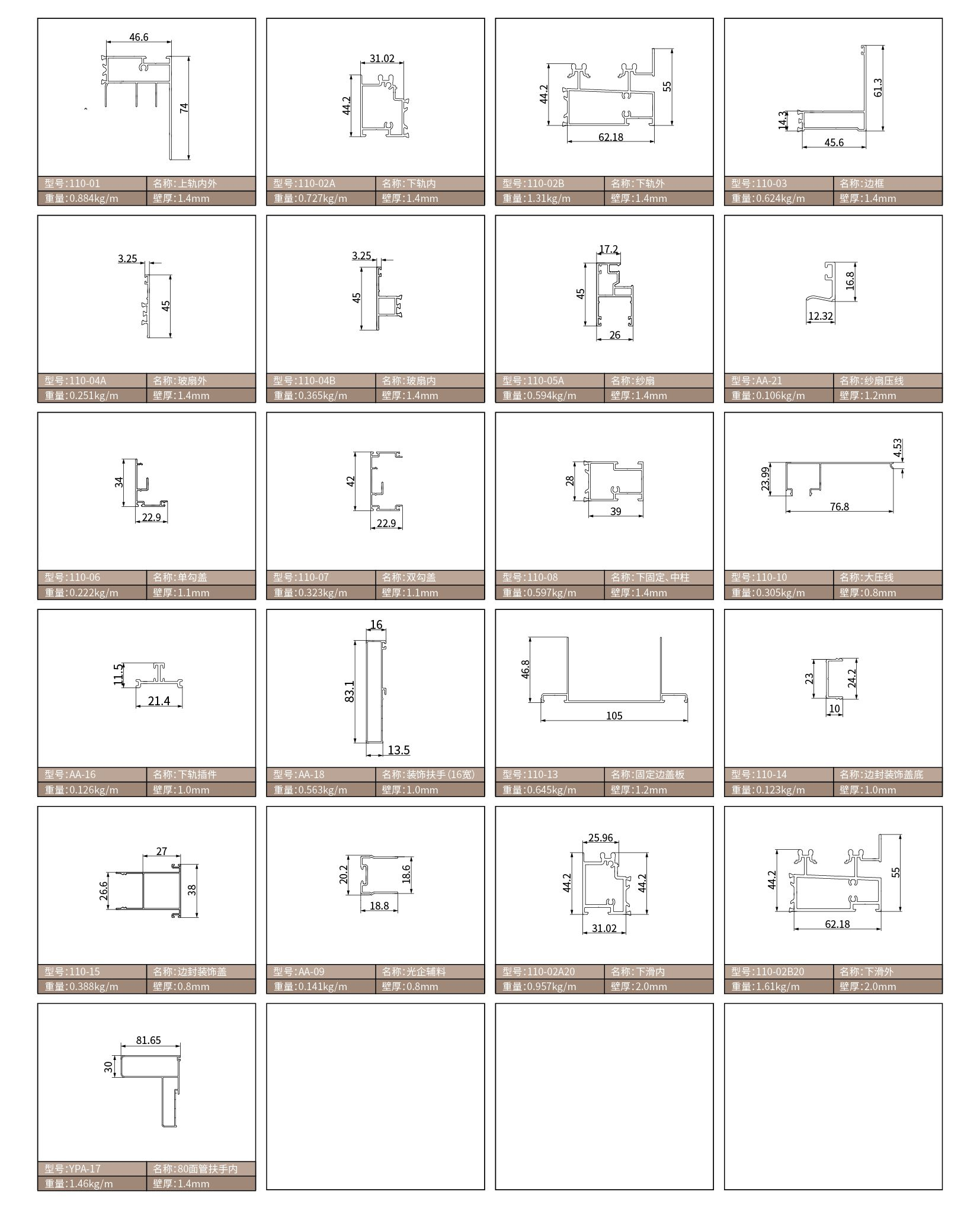 10-Track Fully Concealed Sliding Window Series