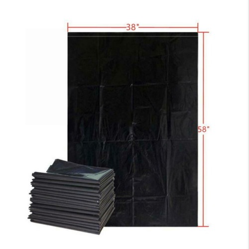 Tall Kitchen Black PE Plastic Trash Packaging Garbage Bag