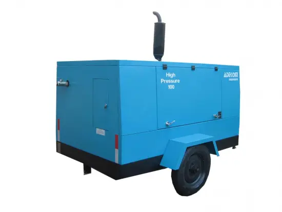 Outdoor Application Diesel Engine Driven Screw Compressor
