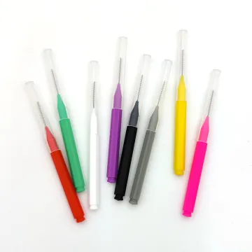 Silicone Soft Orthodontic Interdental Toothpick Floss Dental Brush Tool