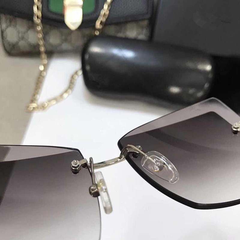 Mirror Rimless Sunglasses