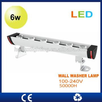 Outdoor use IP65 6W RGB LED wall washer lights
