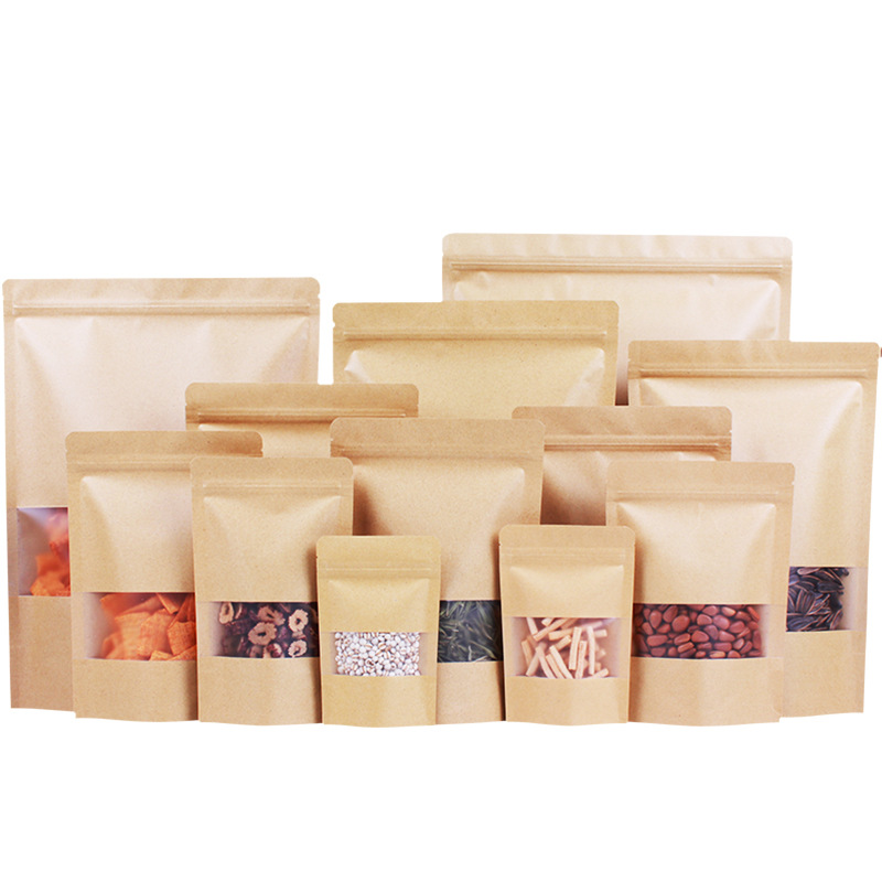 kraft coffee bags