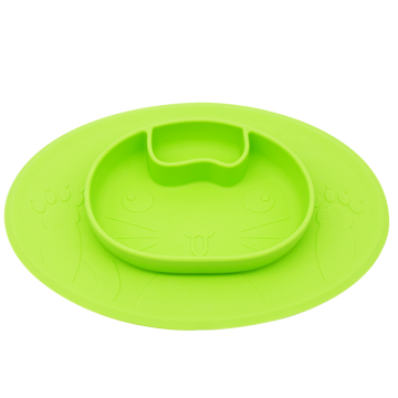 non slip silicone baby plate placemat