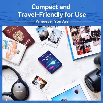 H2OfLoss 2024 Professional Teeth Cleaning Mouthwash Tablets - Easy Oral Care, Whitening & Fresh Breath