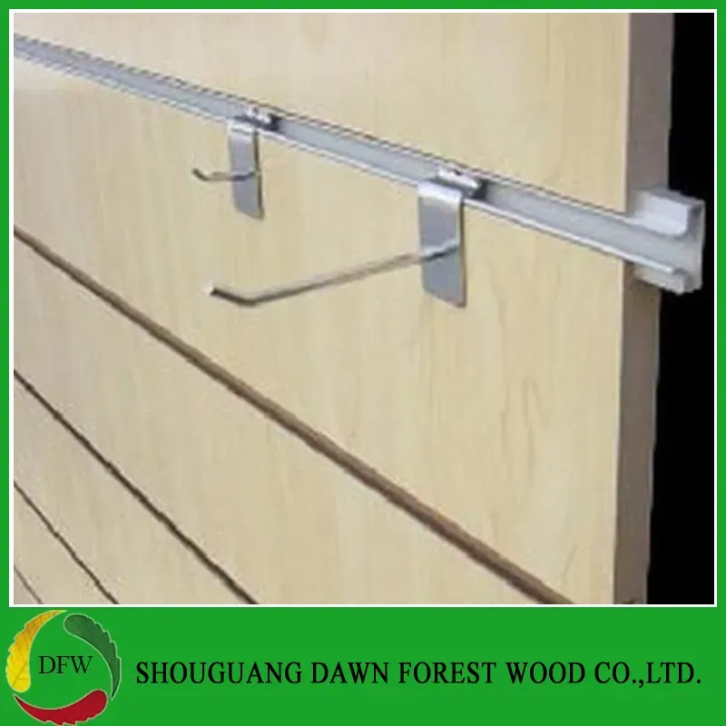 Glossy Melamine Surface Slot MDF