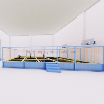 Professional Gymnastics Trampoline Mat: Custom Replacement in Black Elastic Material