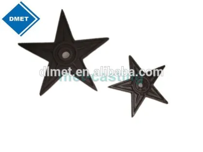 Cast iron stars home decoration