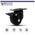 Hochleistungs-Schwenkbremse Casters Dicked Black PP Wheel