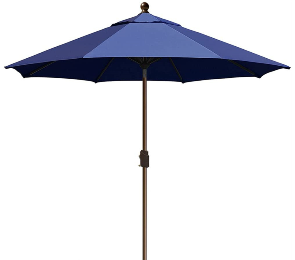 Outdoor umbrellas with customizable patterns