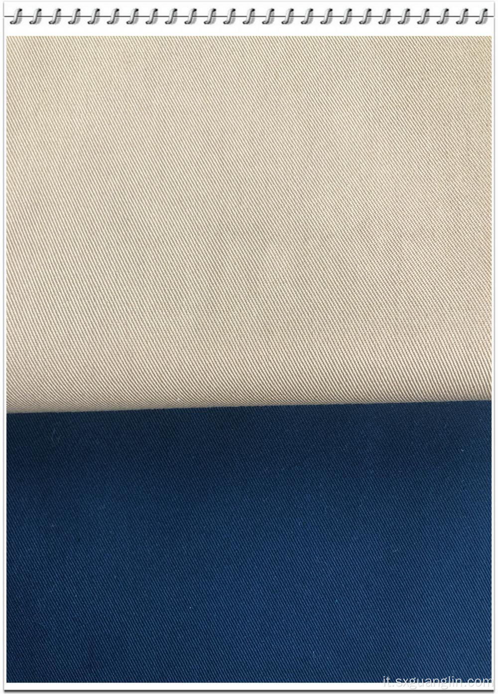 Tessuto in twill di cotone 65% poliestere 35%